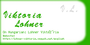 viktoria lohner business card